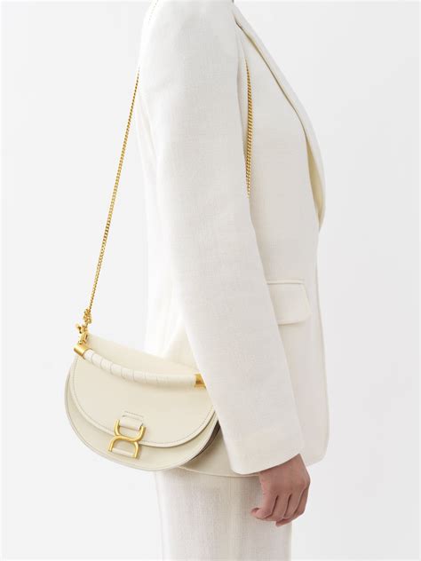 chloe bag gold chain|chloe marcie chain flap bag.